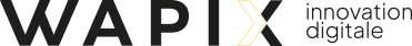 Stratégies de contenu pour le SEO local - Logo wapix noir